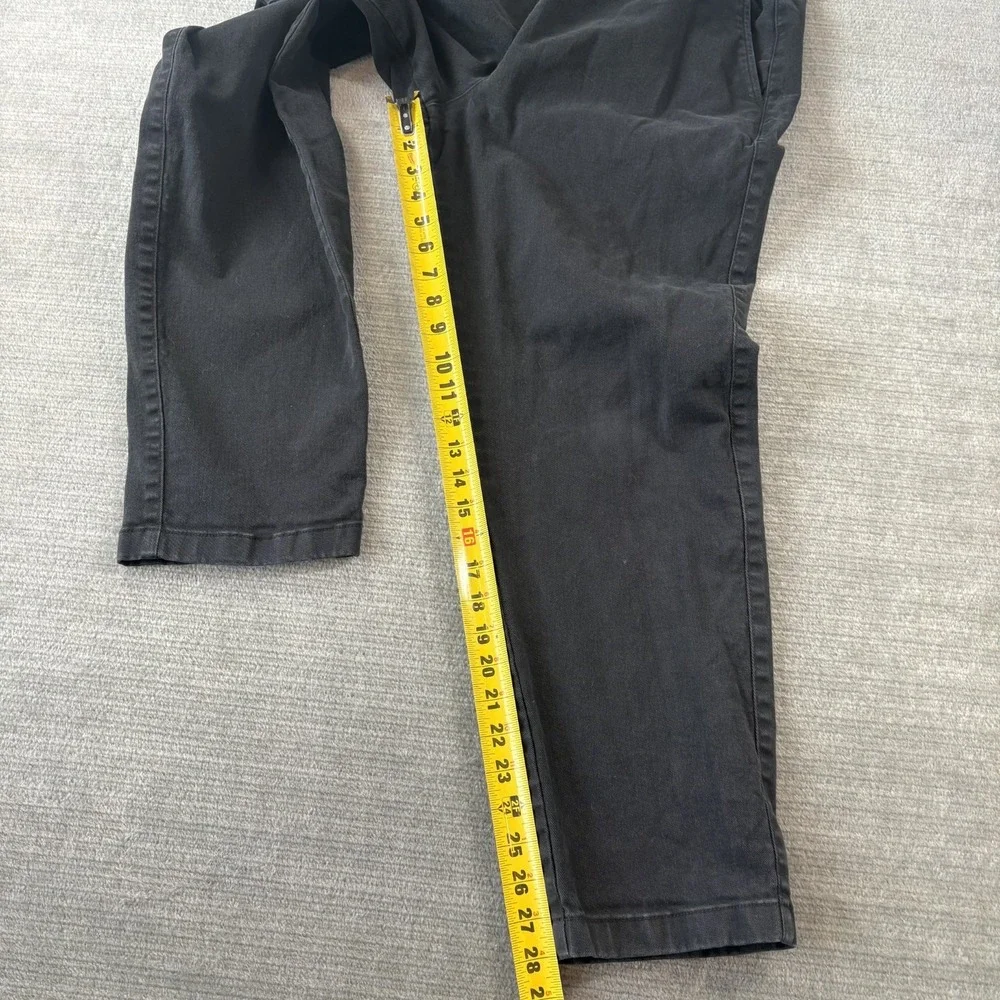 Everlane The Easy Pant Pull On Mens L Faded Black Tapered Drawstring Stretch